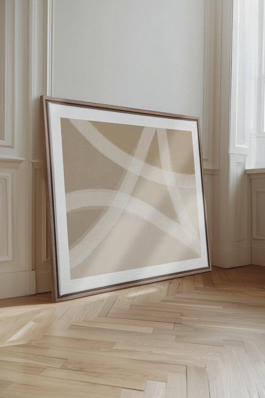 LEINEN ZÄRTLICHKEIT, Werk auf gespannter Leinwand
