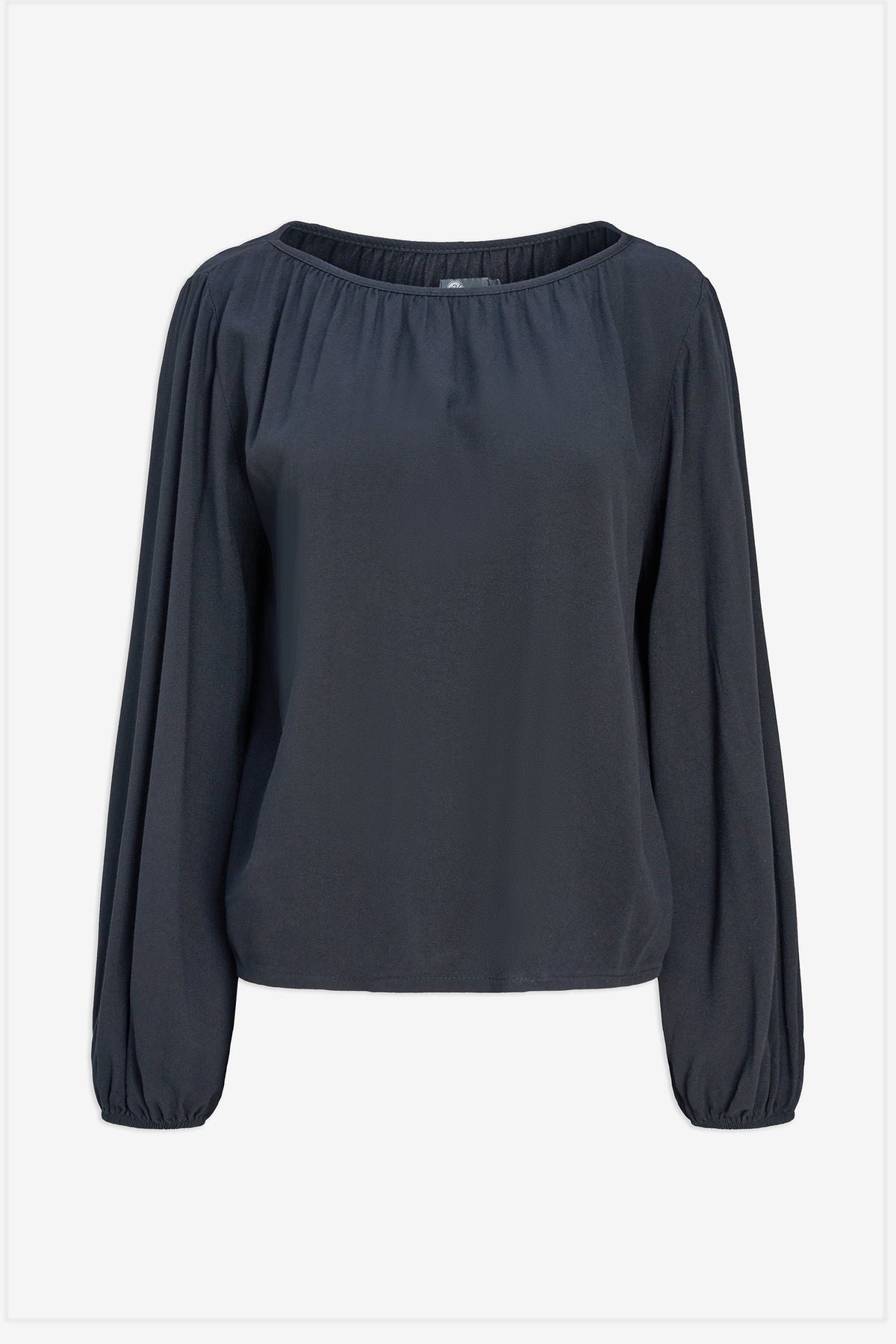 Women's Woven Boat-Neck Top