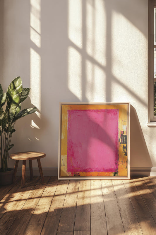 COLOR BLAZE, Werk auf gespannter Leinwand