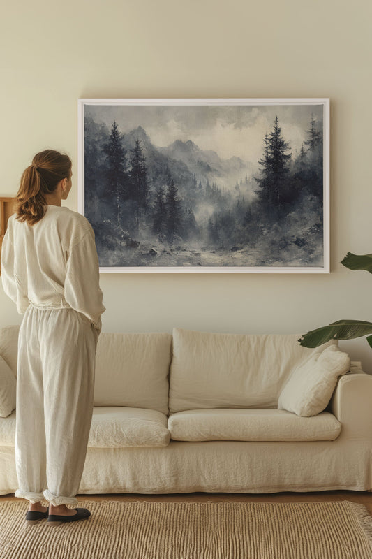 MYSTIC HIGHLANDS, Öl auf gespannter Leinwand