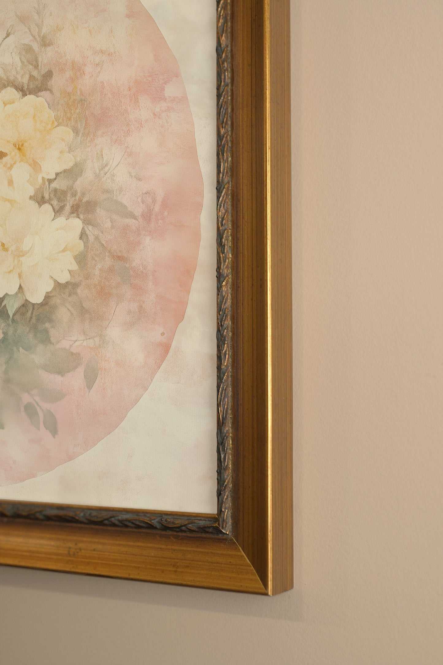 BLOSSOMING, VINTAGE FRAME OR