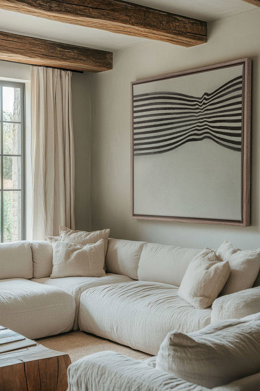 INFINITE STRIPES, Werk auf gespanntem Canvas