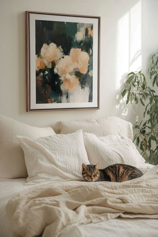 RÊVES PASTELS, Oeuvre sur toile étirée