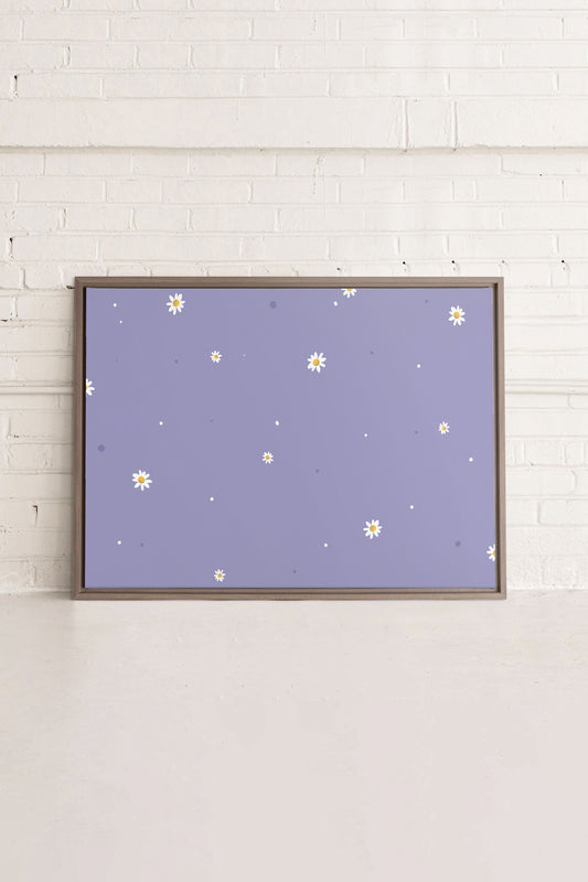FLEURS DE LUNE, Werk auf gespannter Leinwand