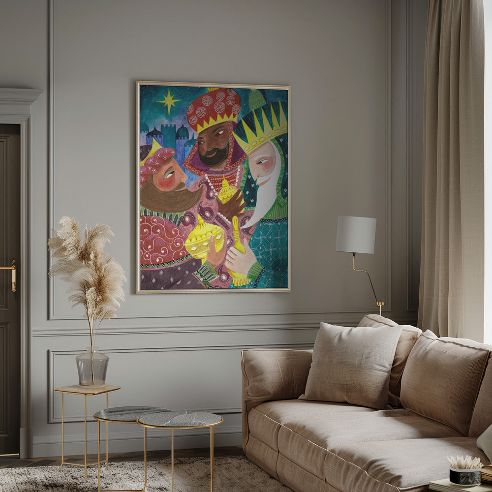Wandbild Heilige Drei Könige Leinwanddruck