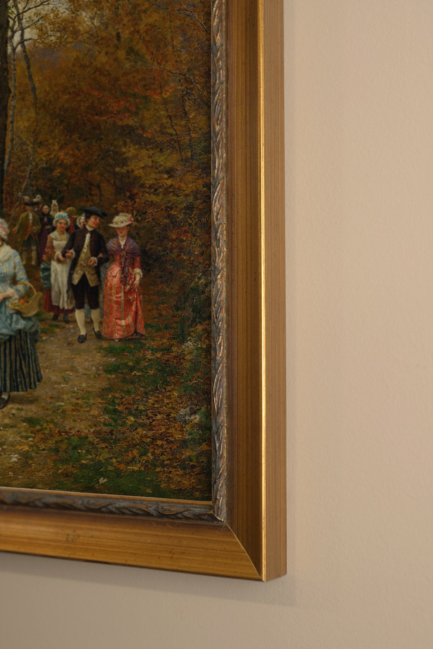 HERBSTSPAZIERGANG, VINTAGE RAHMEN ODER