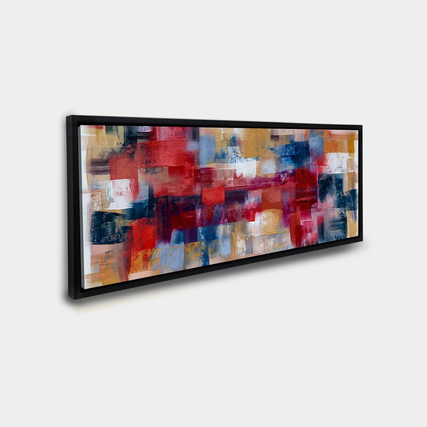 Wandbild Burgoyne Abstrakte Pinselführung – Großformatige Leinwand-Wandkunst – Fine Art – RGB-Lack