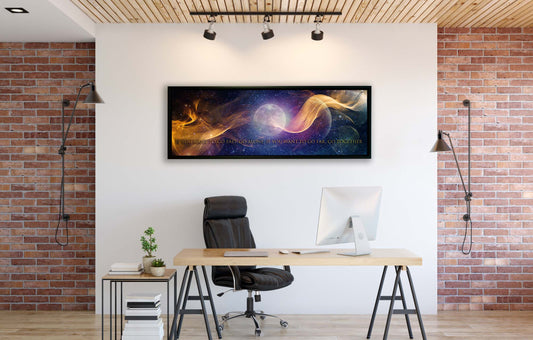 Wandbild-Inspirationszitat-Große Leinwand