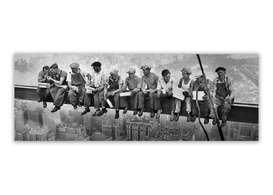 Wandbild – ikonisches „Lunch“-Foto