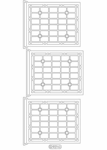 Deco Stickers - Window Panes
