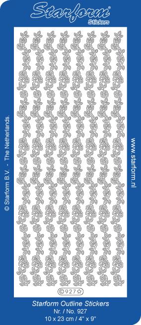 Deco Stickers - Rose Borders