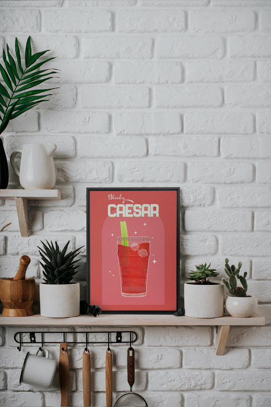 BLOODY CAESAR, Originalgemälde auf Leinwand
