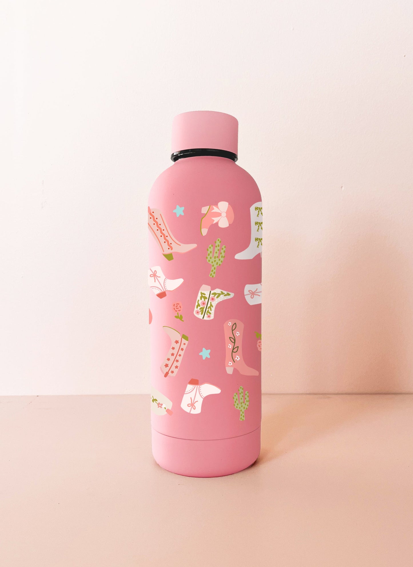 Edelstahlflasche 17oz Hot Pink - Cowgirl