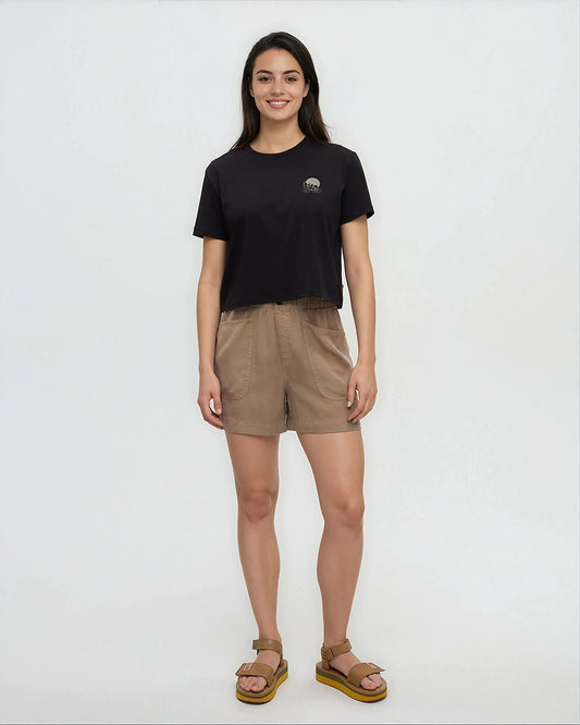 Crop-T-Shirt Wild Rose Lake