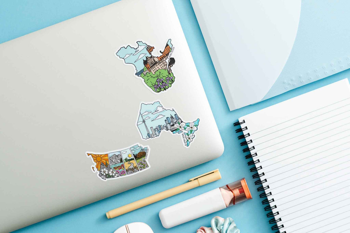 Western Provinces Vinyl Sticker