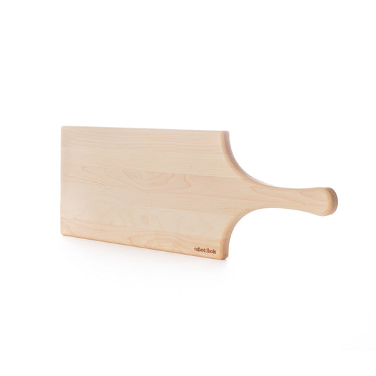 Servierbrett aus Holz mit Griff