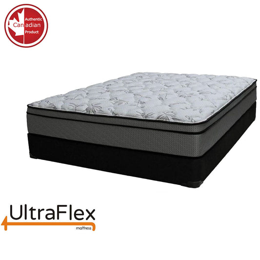 UltraFlex® DYNASTY- Firm Orthopedic Spinal Care, Posture Support, Pressure Relief & Cooler Sleep, Natural Heavy-Duty and High-Density Foam, Eco-Friendly Mattress (Made in Canada)