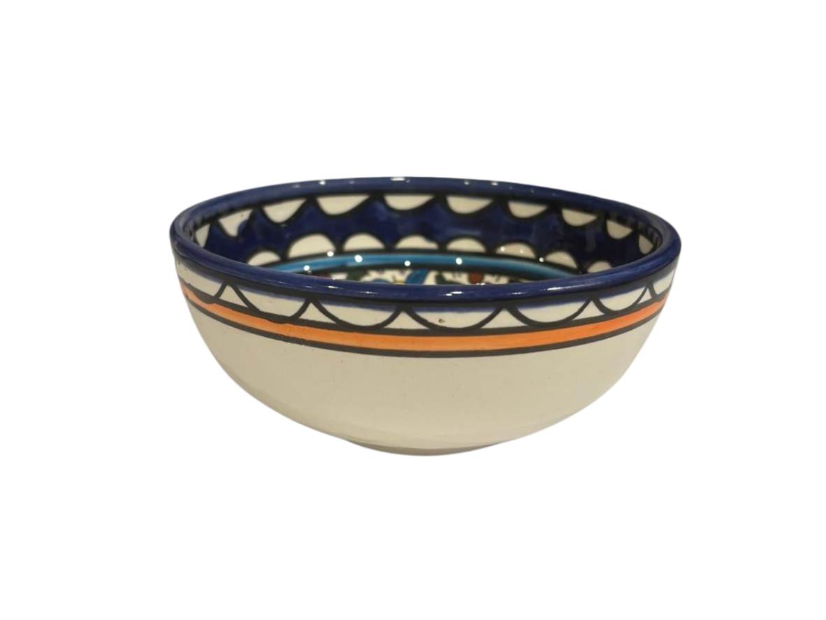 Handgefertigte Keramik-Servierschale – 13 cm Suppen- & Salatschale