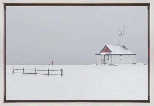 Gildenhaus am Strand I Leinwandbild