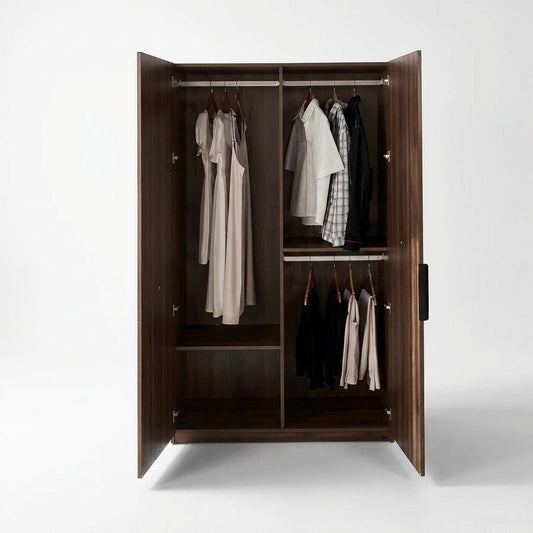 Dalumd Two-Door Wooden Wardrobe