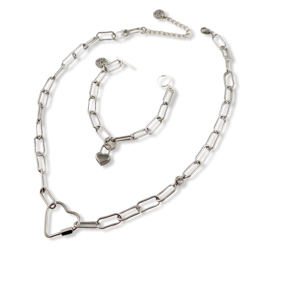 Silver Heart Necklace