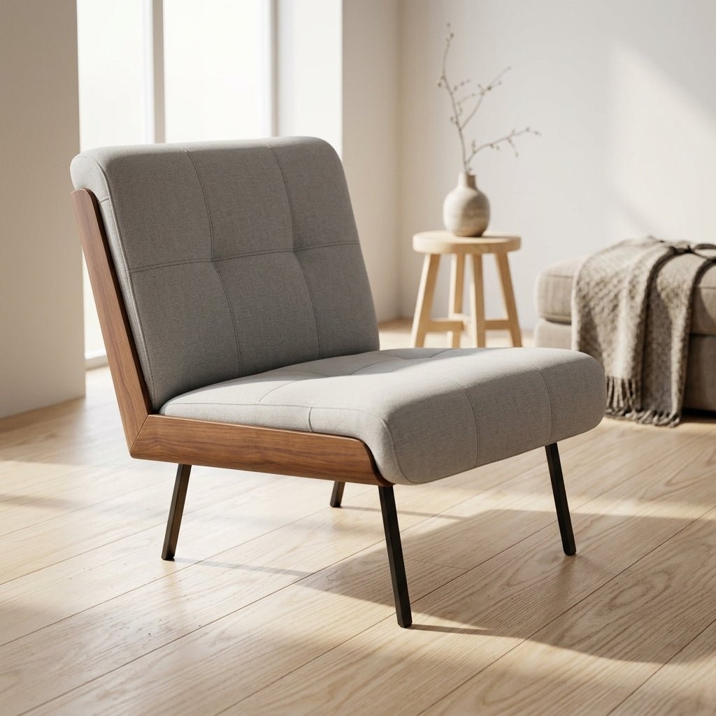 Kyler Mid-Century Modern Sessel ohne Armlehnen