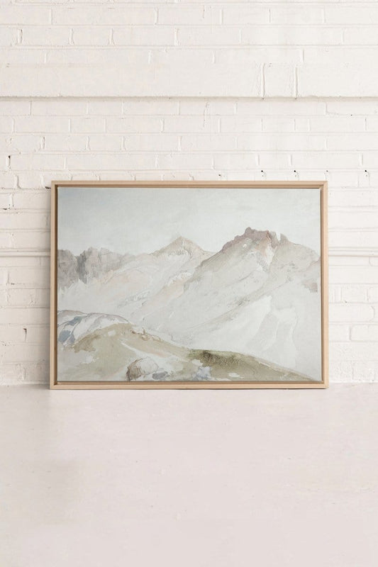 MOUNTAIN VIEW, Mischtechnik auf Leinwand