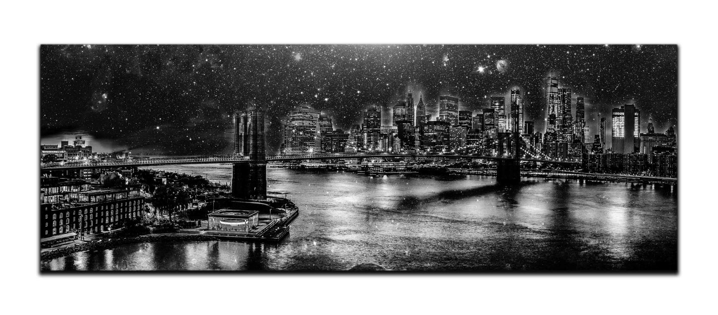 New York 72X24 Fine Art Leinwand – Großer Leinwanddruck