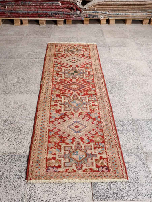Persian Karaja Runner Rug | 2' 2” x 7' 10"