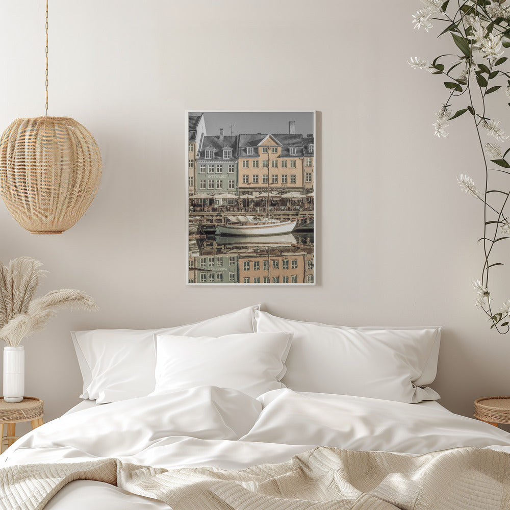 Wandbild KOPENHAGEN VINTAGE Ruhiger Nyhavn