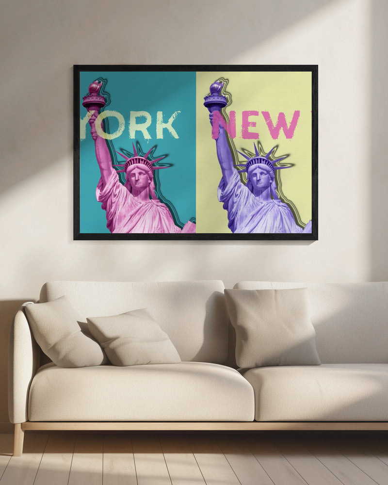 Wandbild POP ART Freiheitsstatue III