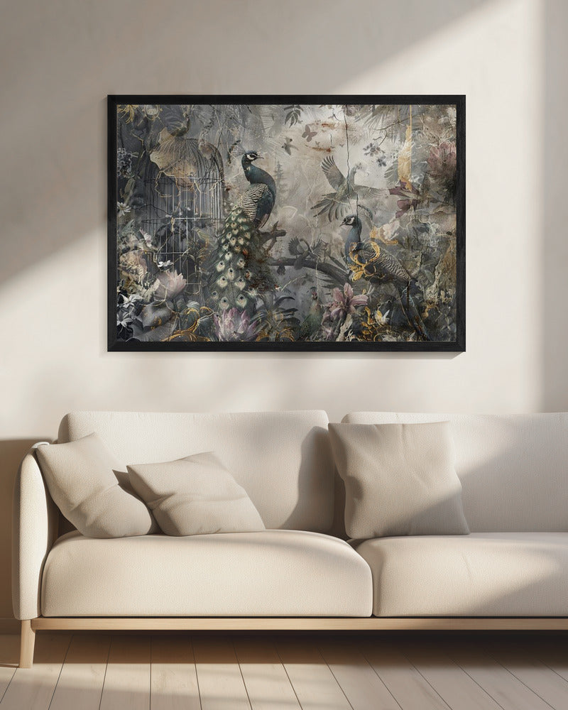 Wandbild Vogel Vögel Tier Vintage Kunst Illustration Wandkunst 17