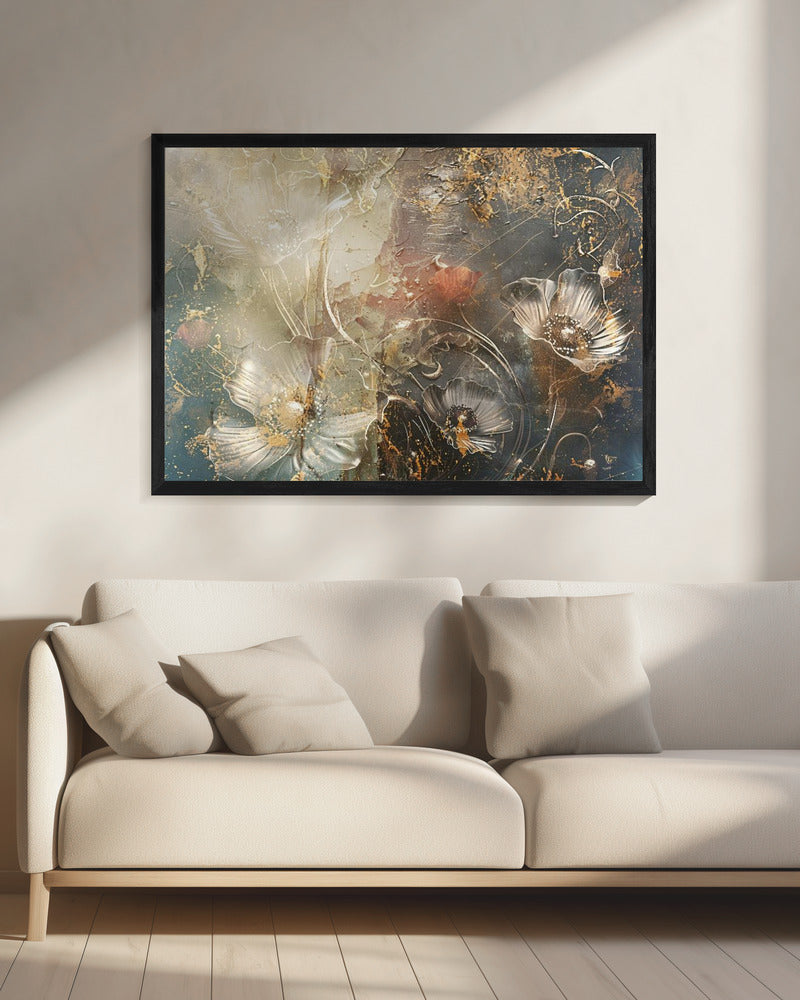 Wandbild Blumen Blumenkunst Illustration Wandkunst 042