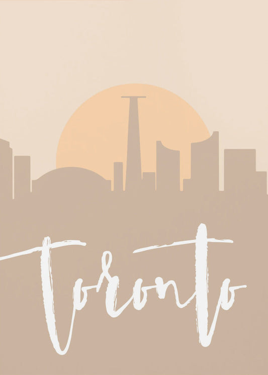 Wandbild Skyline Erdtöne 2 89