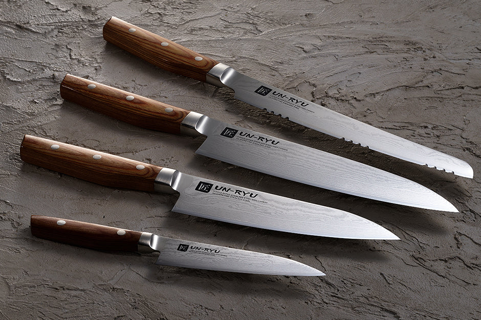 Un-Ryu VG-10 Gyuto Knife 210 mm | 33‑Layer, Damuscus steel