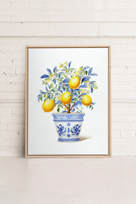 LEMON BREEZE, Artwork on stretched canvas