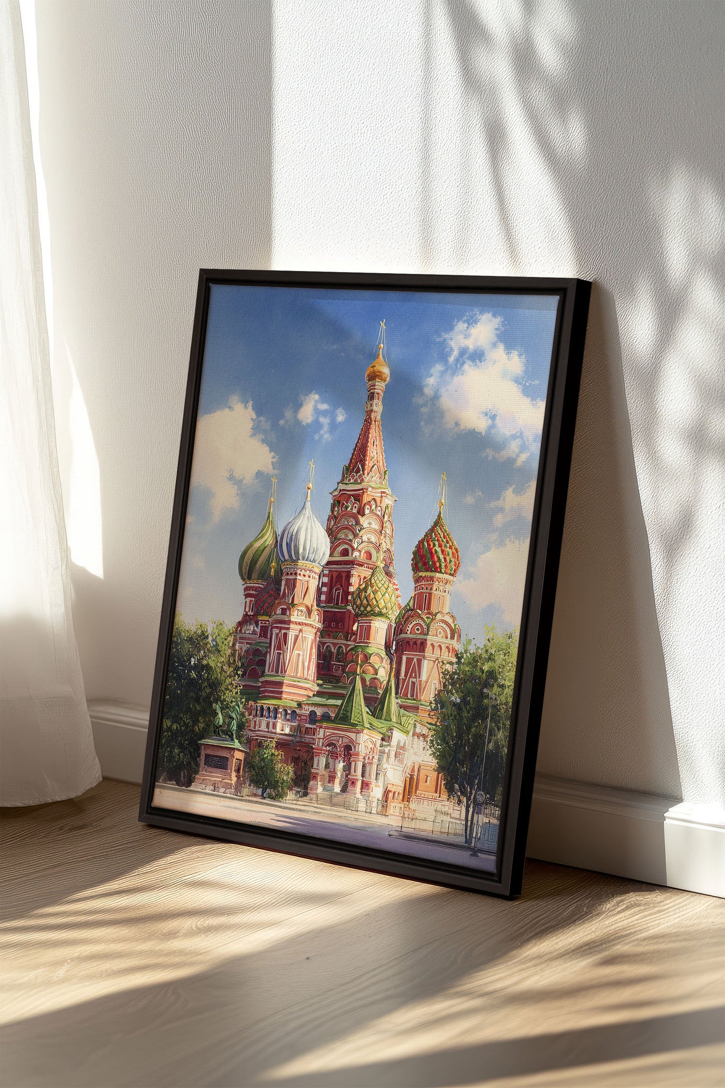 MOSCOW HUES, gestreckte Leinwand
