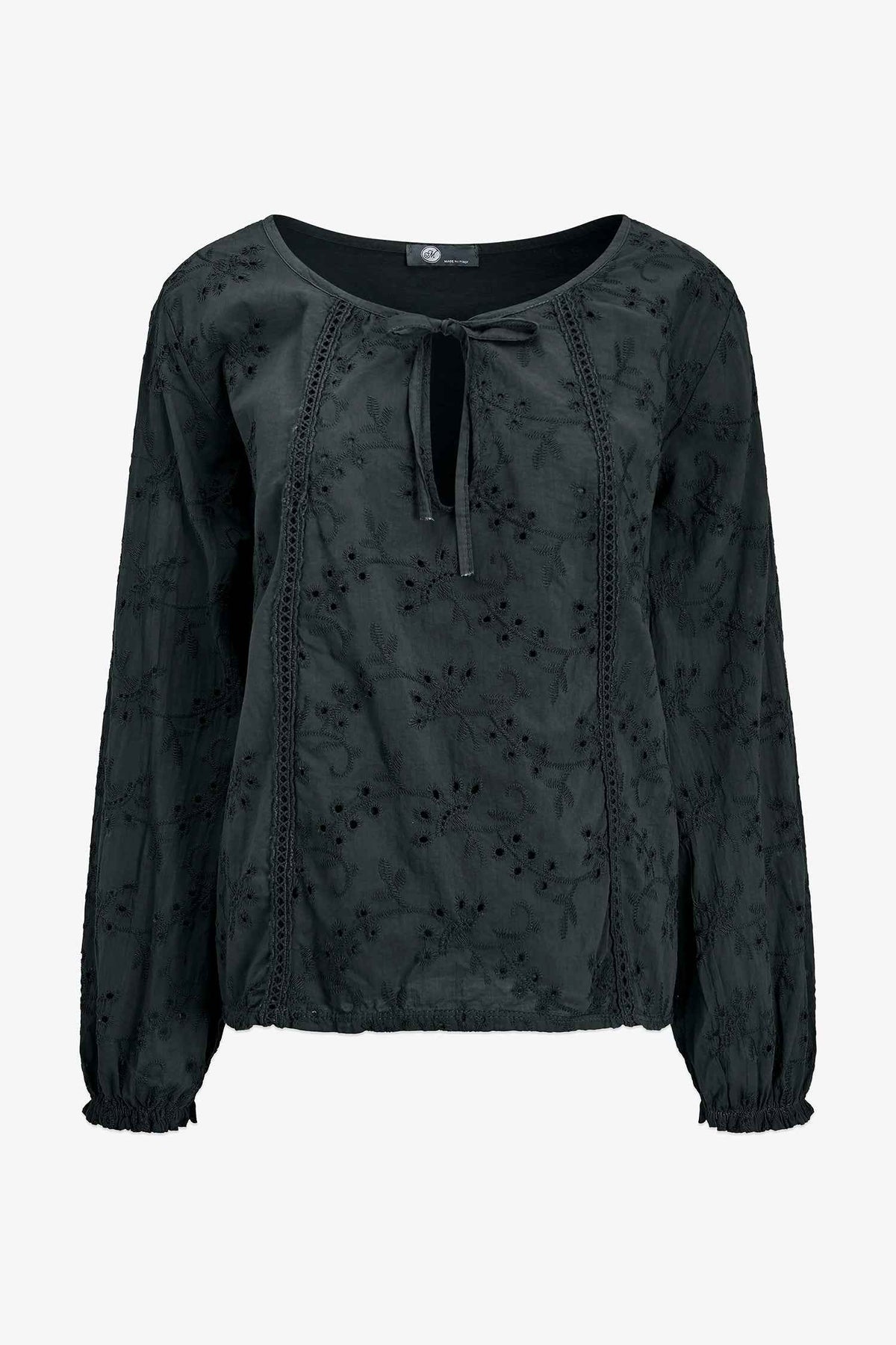 Women's Knit/Woven Combo Top