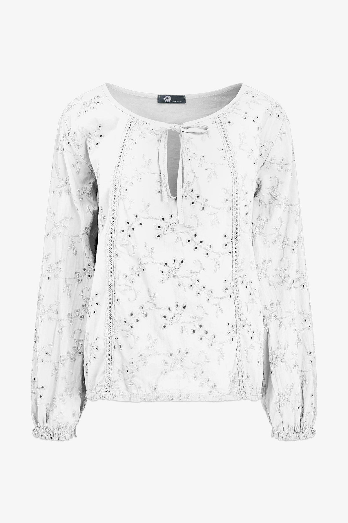 Women's Knit/Woven Combo Top