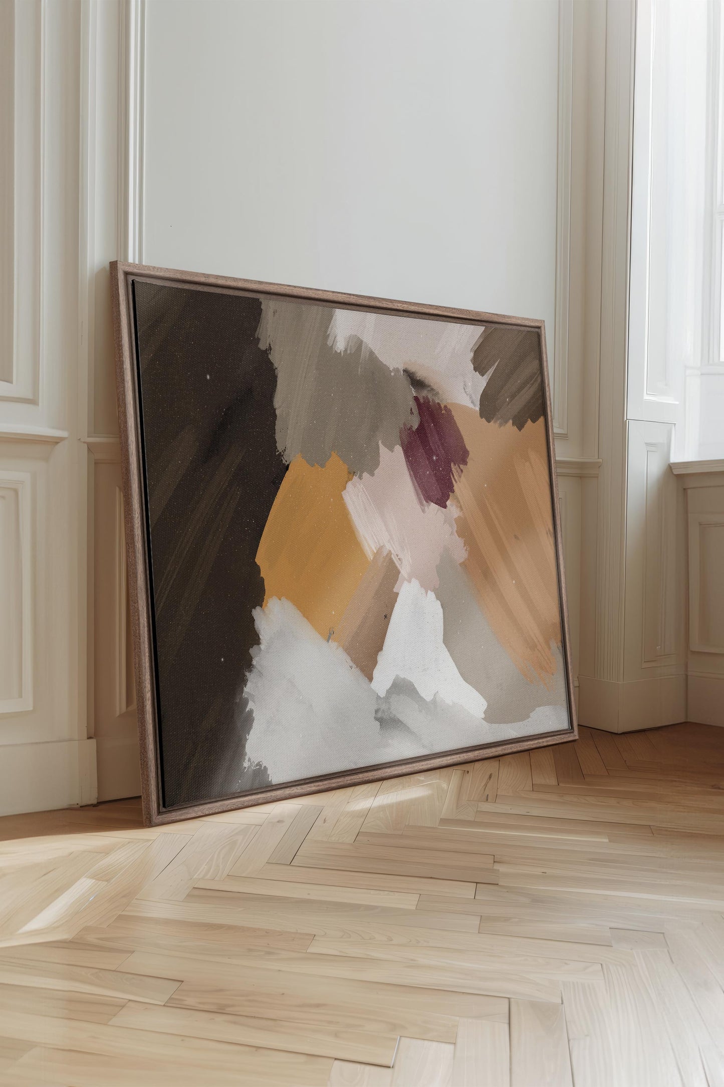 ÉLAN CRÉATIF, Oeuvre sur toile étirée