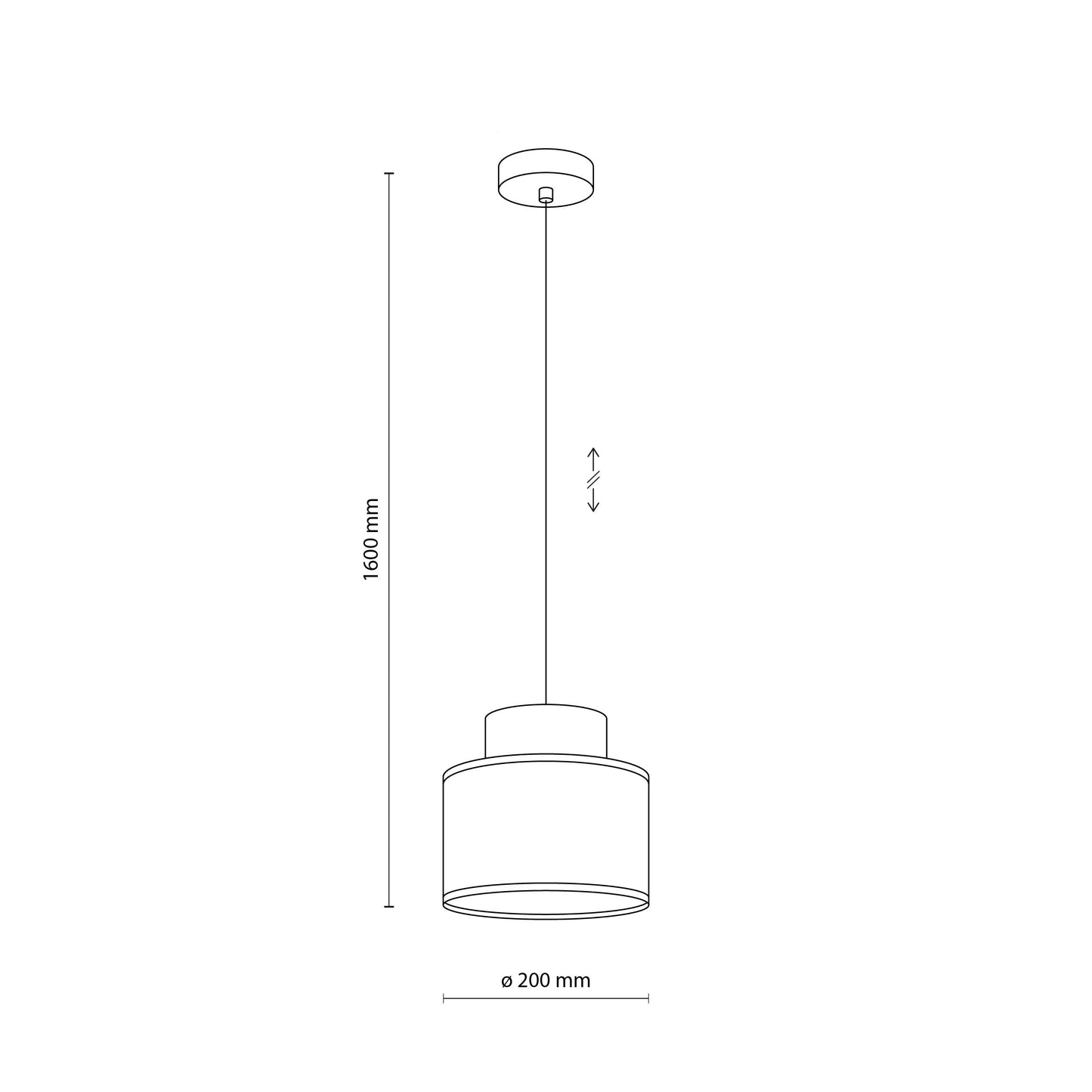 Duo White Jute Scandinavian Pendant Ceiling Light for Kitchen Island, Dining Room & Natural Interiors
