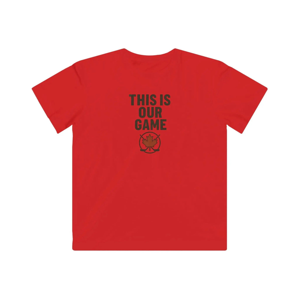 This Is Our Game Youth T-Shirt – Canadian Maple Leaf Tee