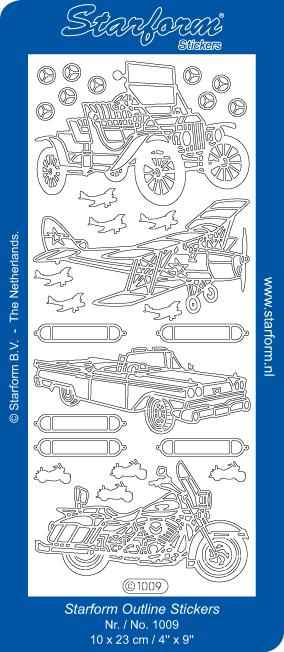 Deco Stickers - Cars, plane & Motorcycle