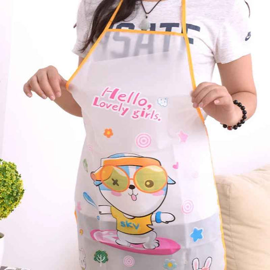 Cartoon pvc apron