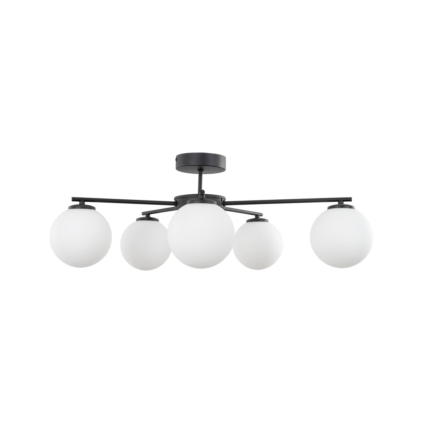 ELTON Black Scandinavian Ceiling Lamp for Living Room, Bedroom & Hallway - AURABAGS SHOP