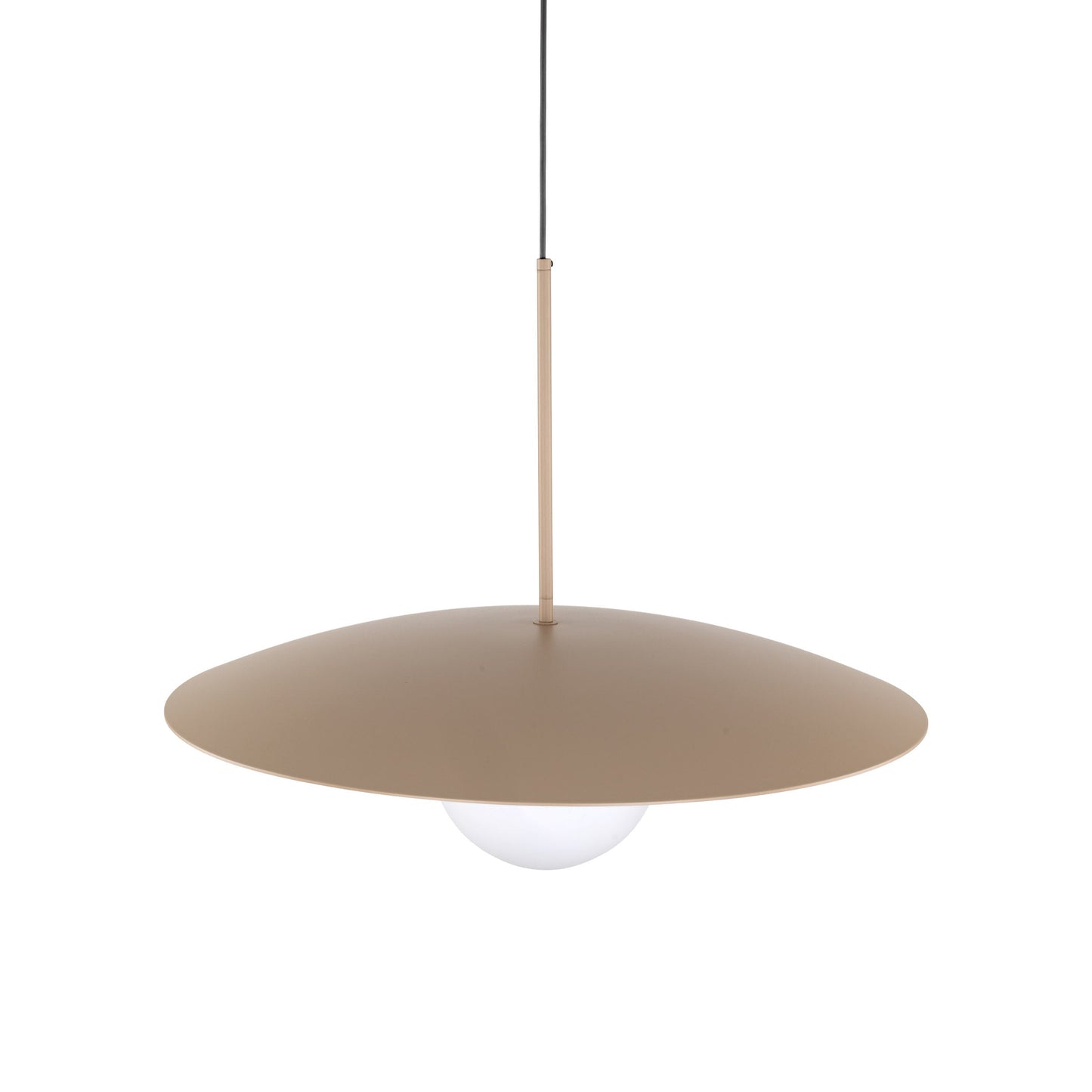 SLATE Mid-Century Modern Wide Dome Pendant Light for Kitchen Island & Dining Table - AURABAGS SHOP