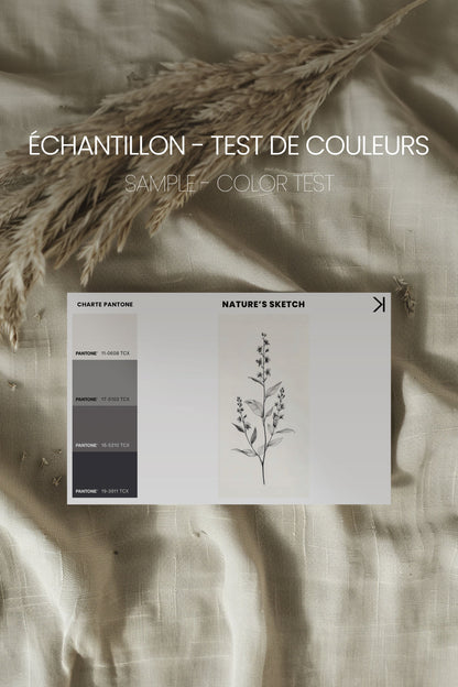 NATURE'S SKETCH, Mischtechnik auf gespanntem Leinen