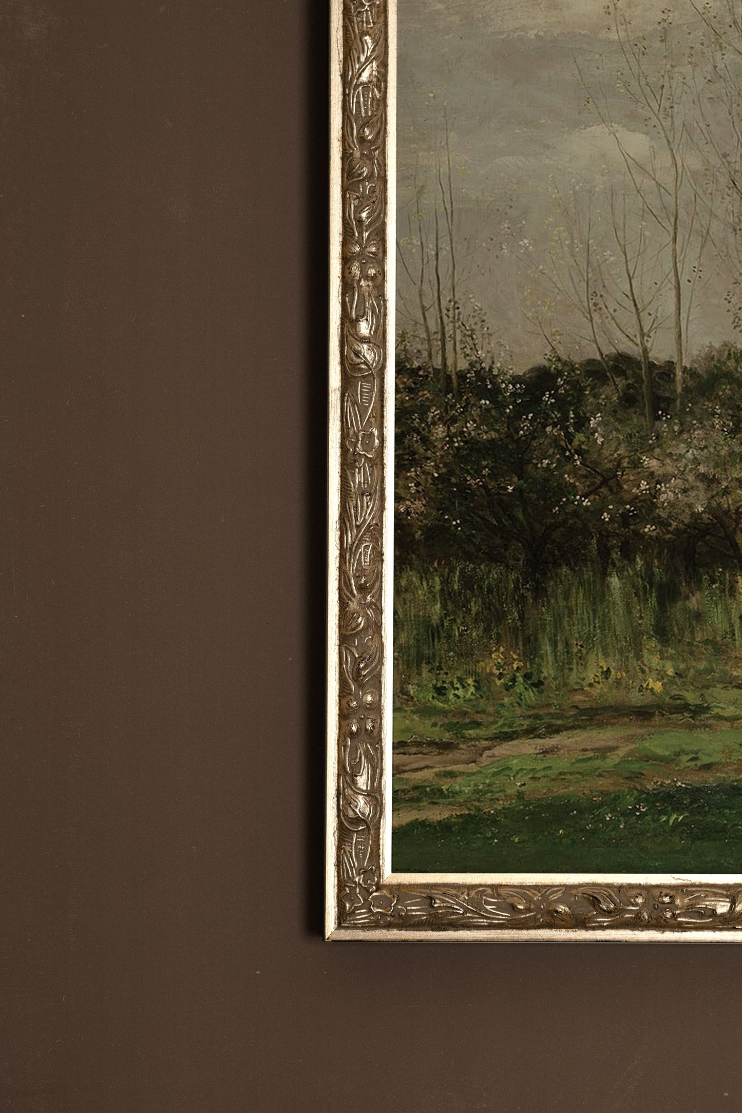 LES AMANTS DU VENT, VINTAGE RAHMEN SILBER