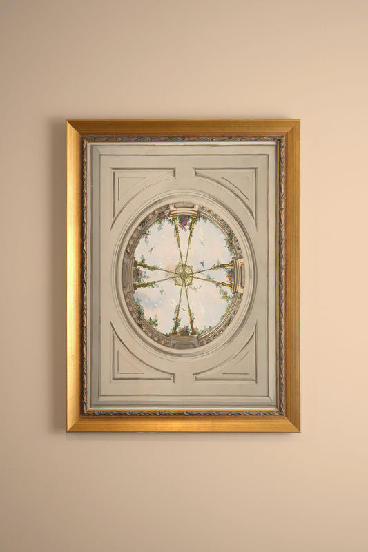 PALASTHIMMEL, VINTAGE RAHMEN GOLD