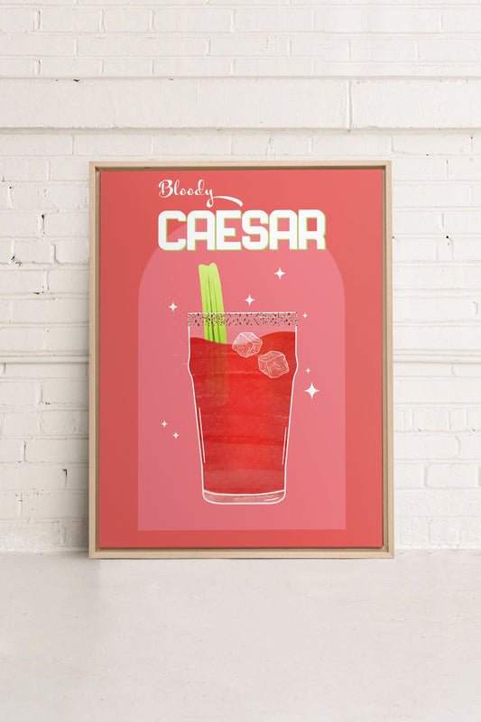 BLOODY CAESAR, Originalgemälde auf Leinwand